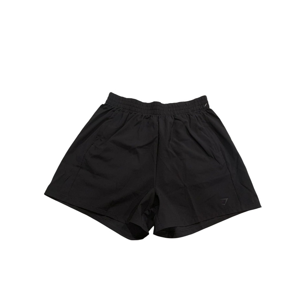 Gymshark Running Shorts Womens Small Black Elastic Waist Activewear Gorpcore